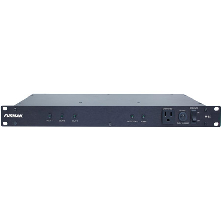 Furman 15A Standard Power Conditioner W/Power Sequencing, 9 Outlets, 1RU, 10Ft Cord #M-8S