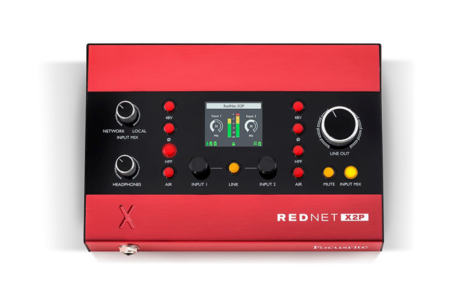 RedNet X2P - Studio mon w headphone w 2 pre amps