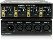 Radial Gold Digger 4-channel Mic Selector
