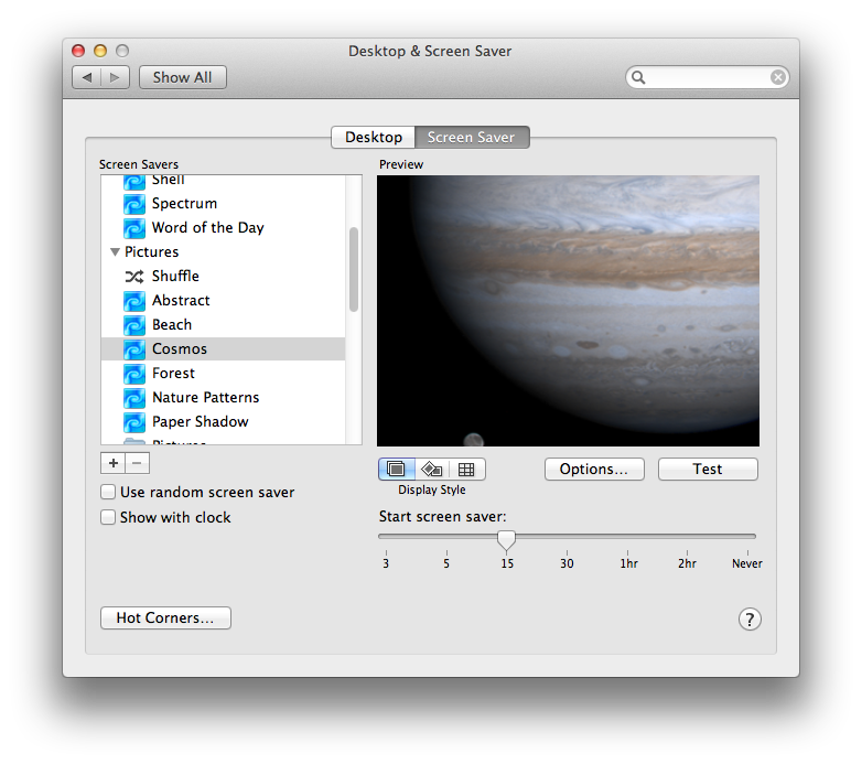 Mac 101: Change your screen saver