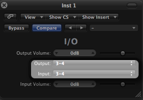 Logic Pro/Express: Solo does not work on channel strips that include an I/O plug-in