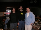 David, composer James Sale, & Mark Cross recording strings at Capitol Records 