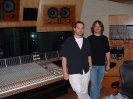 Mark Cross and David Knauer in the studio