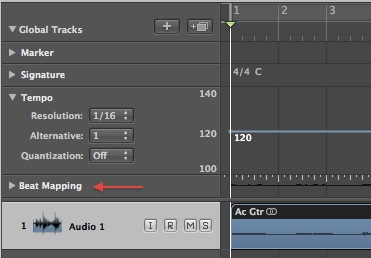 Logic Pro/Express 9: Tips on using Flex editing with audio files that were recorded with no tempo reference